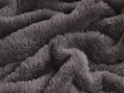 Merkloos PHLOX Teddy 130 X 170 Cm Plaid - Antraciet Grijs -Merkloos c22abe3eda518f76