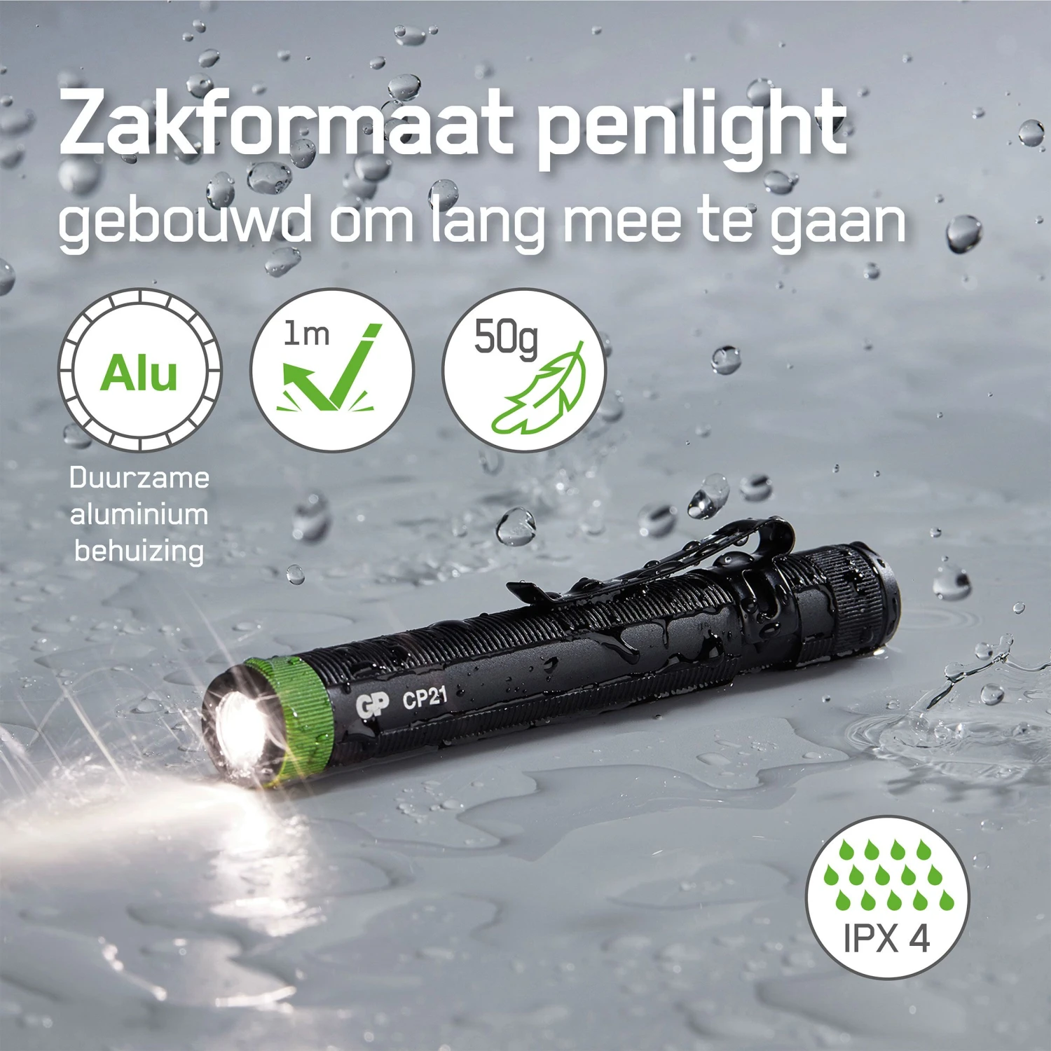 Merkloos GP CP21 Zaklamp 7 Merkloos GP CP21 Zaklamp - Afbeelding 5