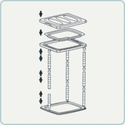 Merkloos Nordix Vuilniszakhouder -Merkloos cc64e959d27586a6