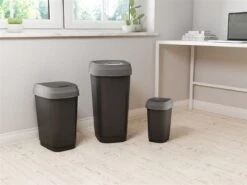 Merkloos Kis Dual Swing S Prullenbak - 10 Liter -Merkloos d50a114282a6068d