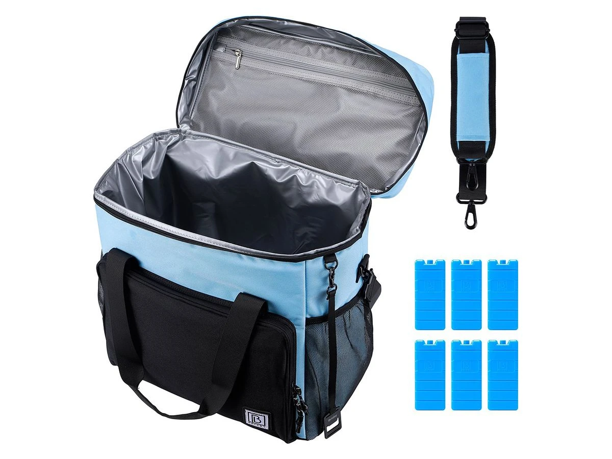 Merkloos Brisby 4-laags Geïsoleerde 40 Liter Koeltas - Blue 4 Merkloos Brisby 4-laags Geïsoleerde 40 Liter Koeltas - Blue - Afbeelding 2