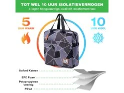 Merkloos Brisby Grijs En Zwart 7 Liter Koeltas -Merkloos e816843eec7335a0