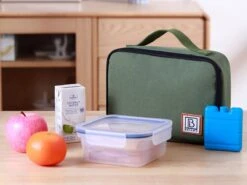 Merkloos Brisby 2,5 Liter Dark Green Koeltas -Merkloos e86dc4d7160a8496