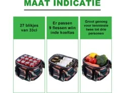 Merkloos Packaway 4-laags 15 Liter Geïsoleerde Koeltas - Abstract -Merkloos fbfc3e81977af968